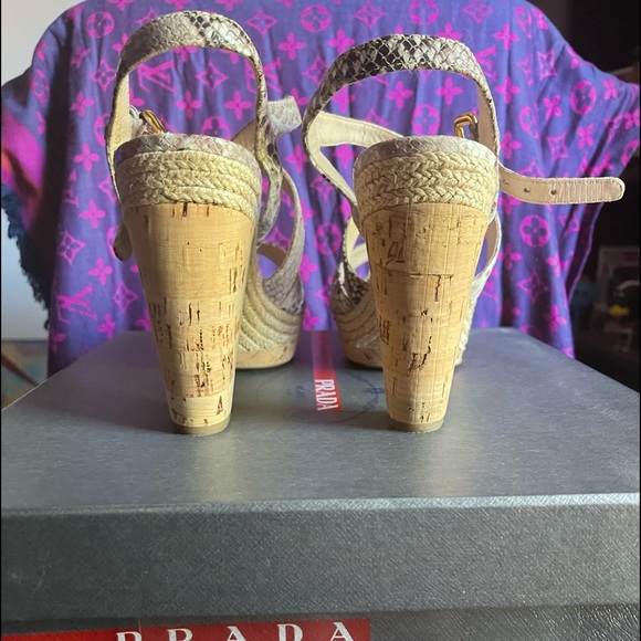 prada platform cork sandals - Picture 4 of 9